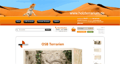 Desktop Screenshot of holzterrarium.de